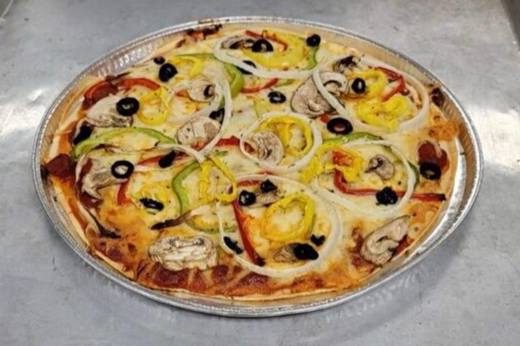 Gluten Free Fresh Veggie Pizza