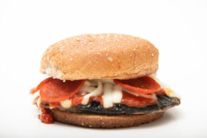 Portable Portabella Pizza Burger